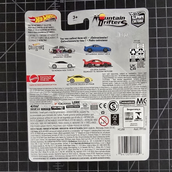 MATTEL HOT WHEELS PREMIUM 2021 CAR CULTURE MOUNTAIN DRIFTERS - Picture 6 of 6